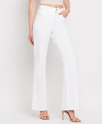 Vervet Women's Vintage-like Super High Rise Flare Jeans