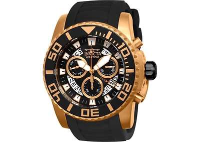 Invicta Men's 14675 Pro Diver Quartz Chronograph, White Dial Watch