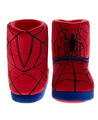 Spider-Man Toddler Marvel Spiderman Kids' Slippers Cozy, Plush, and Fun House Footwear (Toddler 5-10 / 11-12