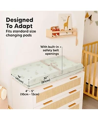 KeaBabies 2-Pack Isla Waterproof Changing Pad Covers for Boy, Girl, 32x16 Soft Nursery Baby Table Cover Sheets