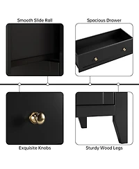 gaomon 5 Drawer Dresser for Bedroom, Tall Dresser with Deep Drawers & Metal Knobs