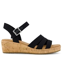 Toms Women's Julia Open Toe Wedge Sandals