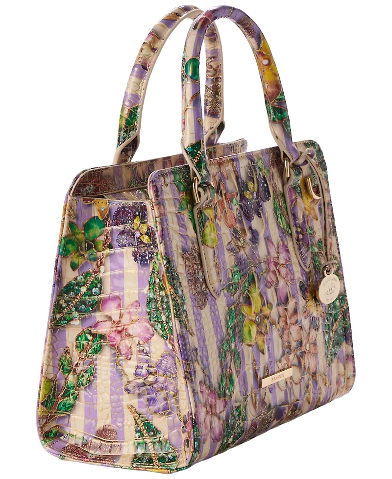 Brahmin Cami Small Leather Satchel Handbag