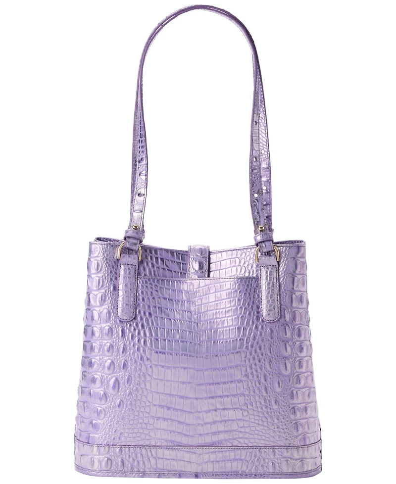 Brahmin Fiora Melbourne Embossed Leather Shoulder Bag