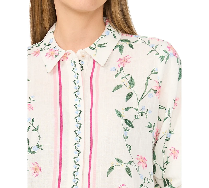 Vince Camuto Women's Collared Button-Up Shirt