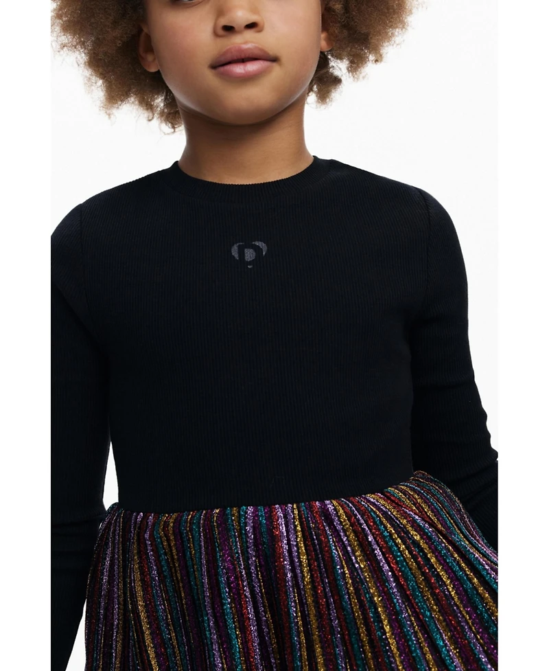 Desigual Girls Girls's Lurex ruffle dress