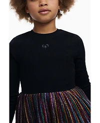 Desigual Girls Girls's Lurex ruffle dress