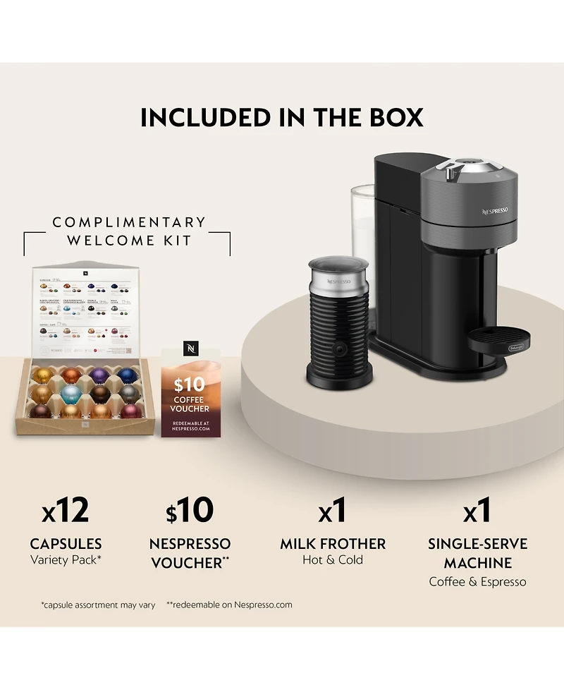 Nespresso 12" Vertuo Next Coffee and Espresso Maker