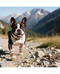 Aronkl Anti-Slip Breathable Dog Boots for Paw Protection, Outdoor Use, Reflective Straps