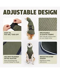 Aronkl Calming Anxiety Vest for Dogs - Comfortable, Safe, and Effective