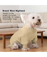 Aronkl Dog Fleece Pajamas for Warmth and Comfort