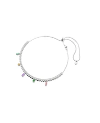 Swarovski x Ariana Grande Rhodium Plated Tennis Necklace