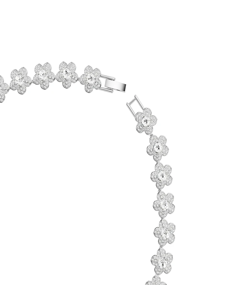 Swarovski x Ariana Grande Rhodium Plated Flower Necklace