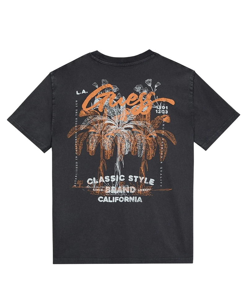 Guess Boys' 8-16 Garment Dye Oversize Short-Sleeve T-Shirt