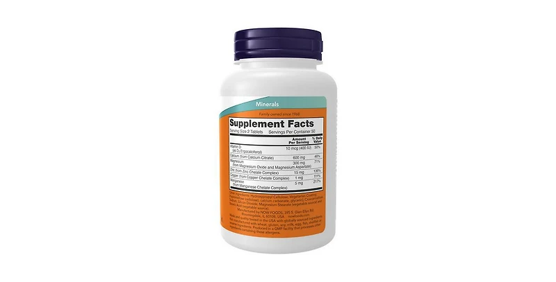 Now Foods Calcium Citrate, 100 Tabs