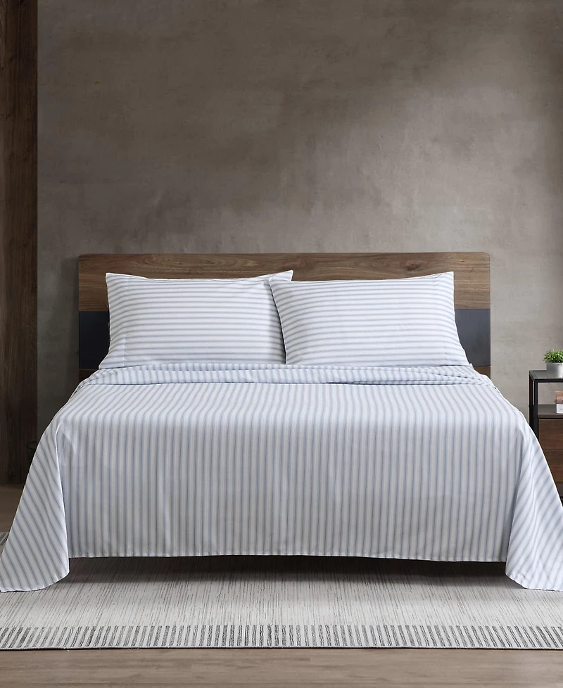 Kenneth Cole New York Arrow Stripe Microfiber 4-Pc. Sheet Set