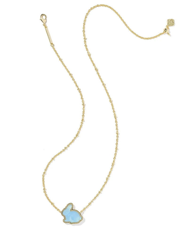 Kendra Scott Gold-Tone Over Bunny Short Pendant Necklace
