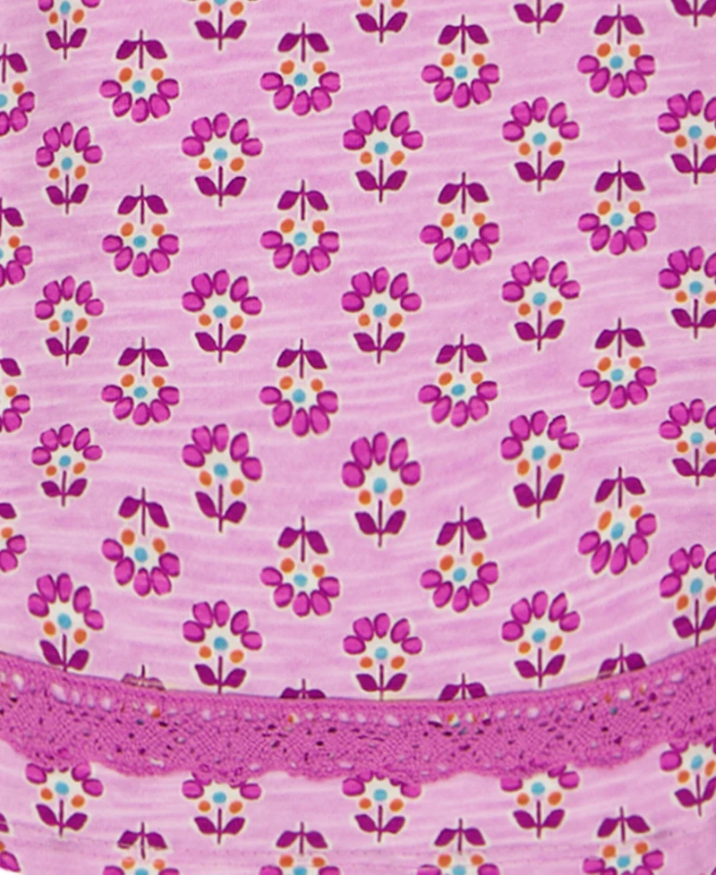 Kids Headquarters Girls' 2T-6X Puff Print Top and Pants, 2-Piece Set