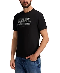 Karl Lagerfeld Paris Men's Logo Graphic T-Shirt