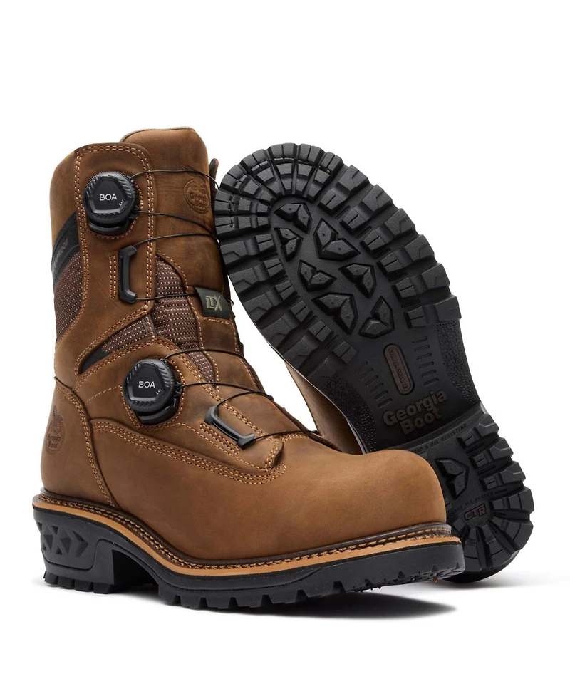 Georgia Boot Men's Ltx Logger Waterproof Composite Toe Boa Logger