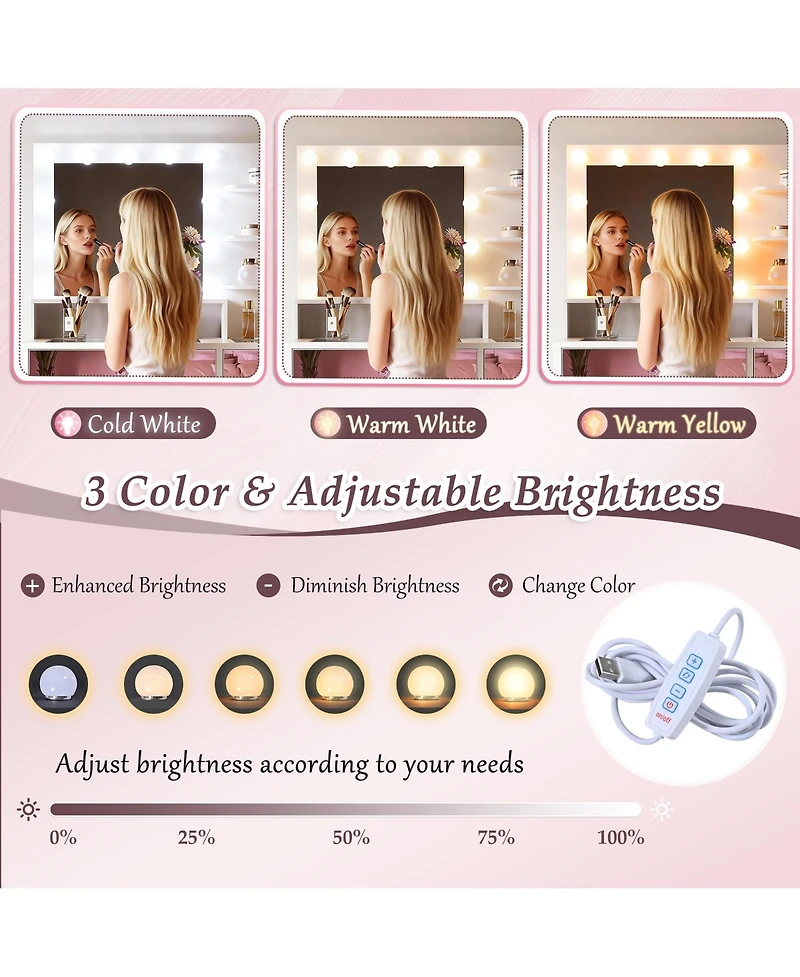 flynama Stylish Coffee Table with 2 Drawers Finish Modern Living Room Center Table with Storage