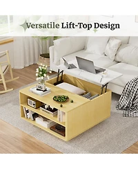 Rainsken Lift Top Coffee Table with Storage