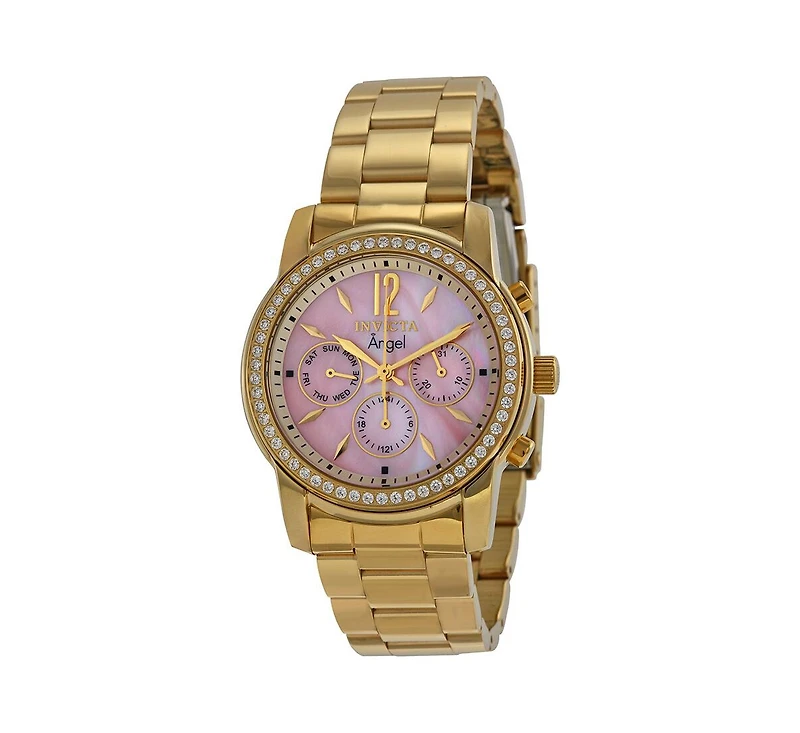 Invicta Women's 11772 Angel Quartz Mother of Pearl Dial Watch