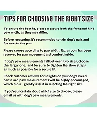 Aronkl Waterproof Anti-Slip Dog Boots for Outdoor Walking