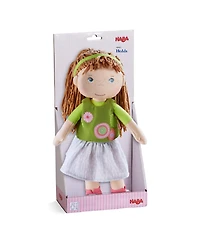 Haba Hedda 12" Soft Doll with Brown Hair and Embroidered Face