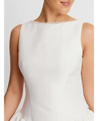 Six Stories Women's Sleeveless Bubble Hem Mini Dress