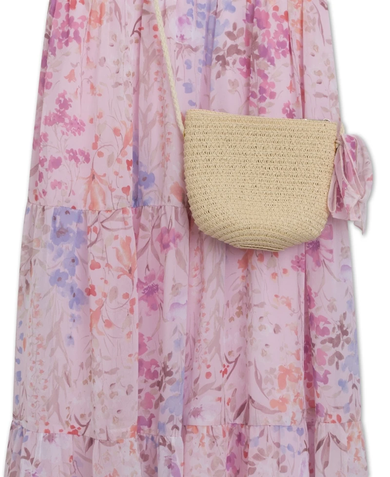 Speechless Girls' 7-16 Sleeveless Square Neck Pull-On Dress