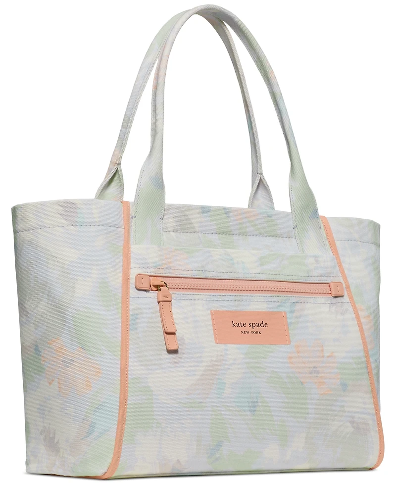 kate spade new york Dash Hidden Garden Large Canvas Tote Bag