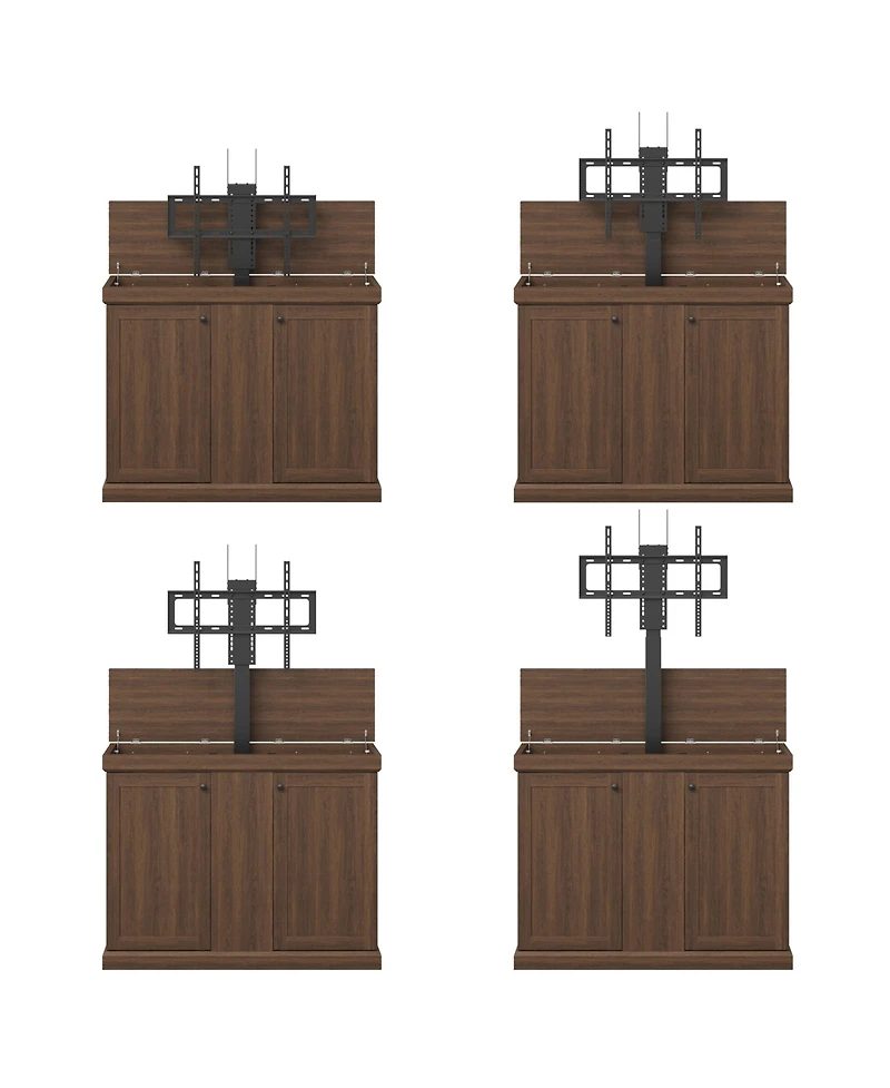 Homsee 50" Automatic Lifting Tv Stand with Remote Control and Safety Limiter