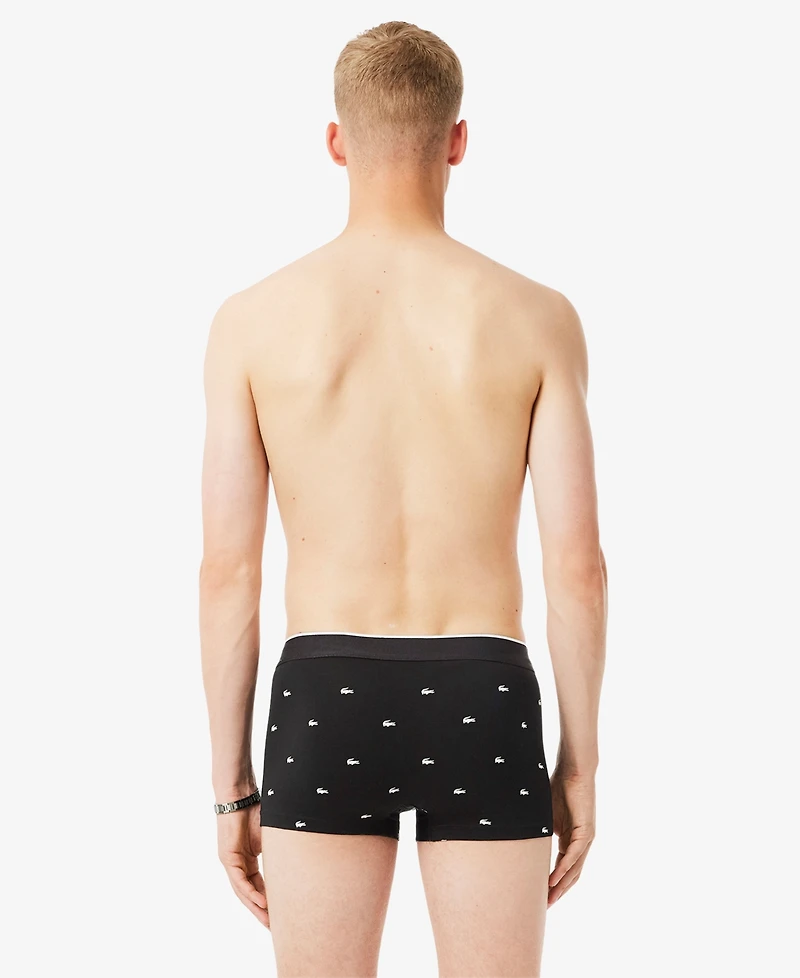Lactose Men's 3-Pack Lifestyle All Over Print Trunks