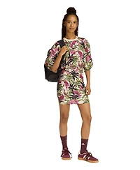 adidas Women's Printed Crewneck Mini Dress