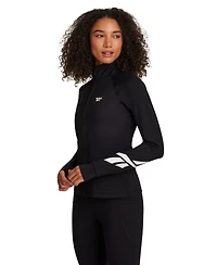 Reebok Women's Long-Sleeve Slim-Fit Zipper Jacket