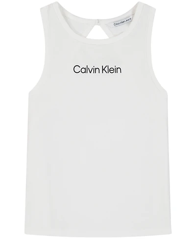 Calvin Klein Girls' 7-16 Sleeveless Scoop Neck Tank Top