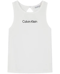 Calvin Klein Girls' 7-16 Sleeveless Scoop Neck Tank Top