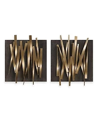 Uttermost Crosshatch Metal Wall Decor, Set of 2