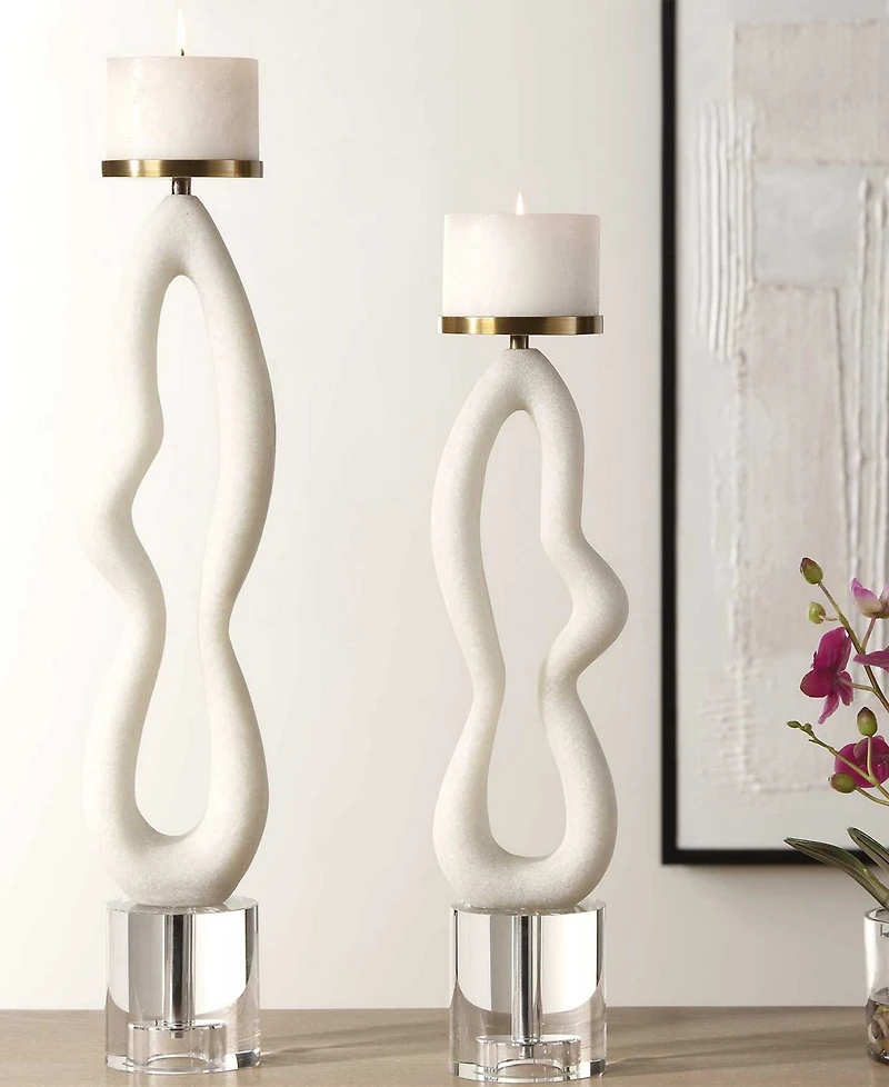 Uttermost Feamelo Candleholders, Set of 2