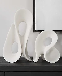 Uttermost Silent Wave Indoor Outdoor Sculptures, Set of 2