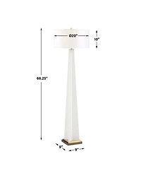 Uttermost Rosin 66.25" Acrylic Floor Lamp