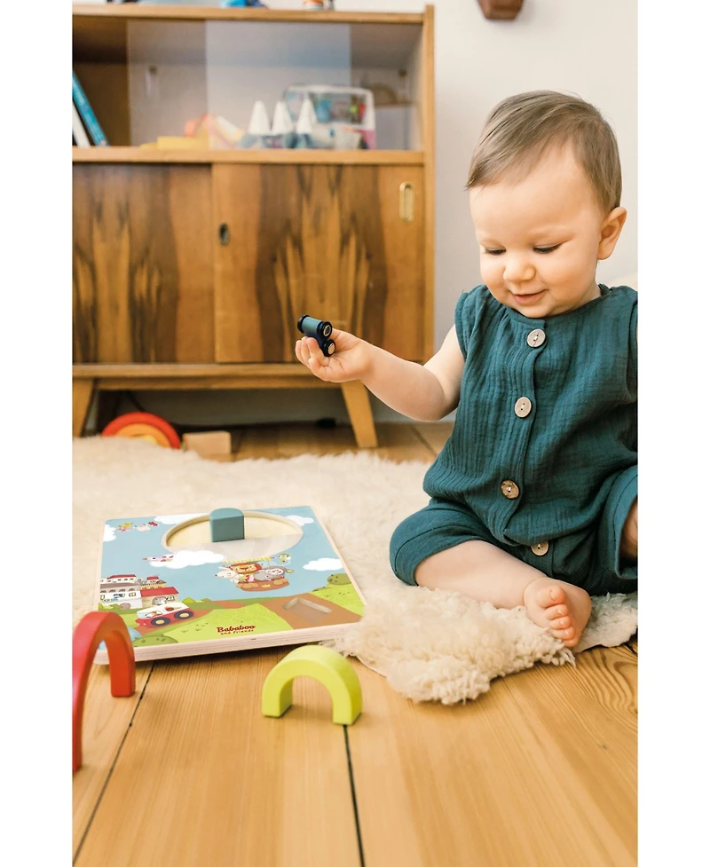 Bababoo and friends Drive Through the Rainbow Puzzle Game