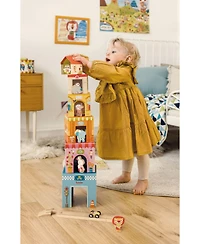 Bababoo and friends Tower House Stacking Game