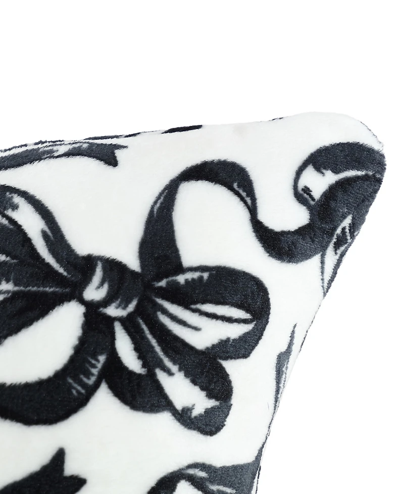 Betsey Johnson Ballet Bows Novelty Decorative Pillow, 48" X 20"