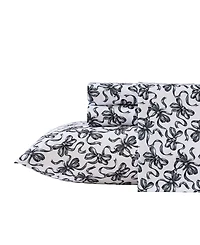 Betsey Johnson Ballet Bows Microfiber 3-Pc. Sheet Set