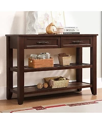 Streamdale Furniture Mid-Century Style Sideboard Buffet with Large Storage Space