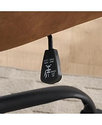 Streamdale Office chair, artificial leather, Black base, adjustable height