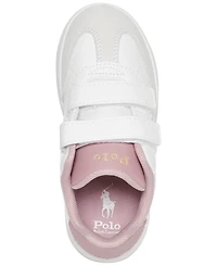 Polo Ralph Lauren Little Kids Heritage Court Iii T-Toe Ez Casual Sneakers from Finish Line