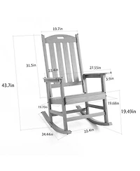 Streamdale Furniture rocking chair for all seasons, sturdy Hips, stainless steel